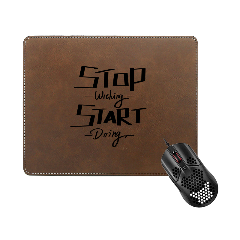 Mouse Pad dreptunghiular din piele din piele 25*20cm