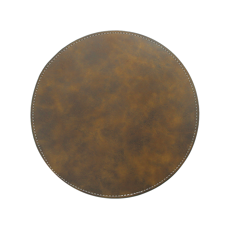 Mouse Pad rotund din piele din piele 20*20cm