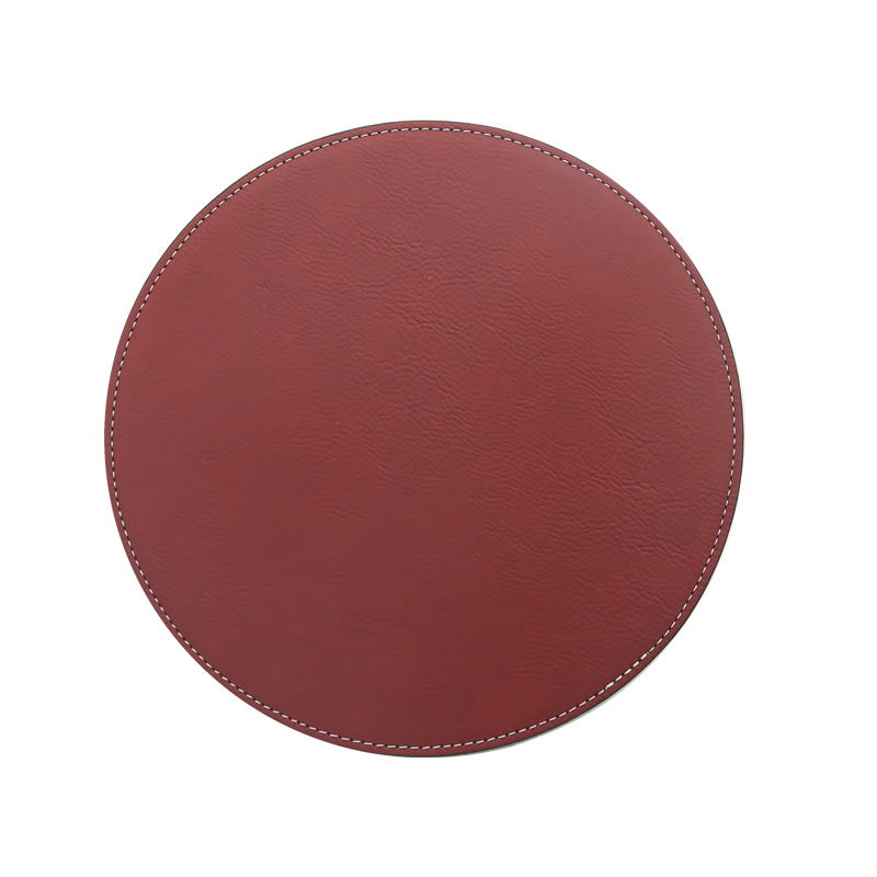 Mouse Pad rotund din piele din piele 20*20cm