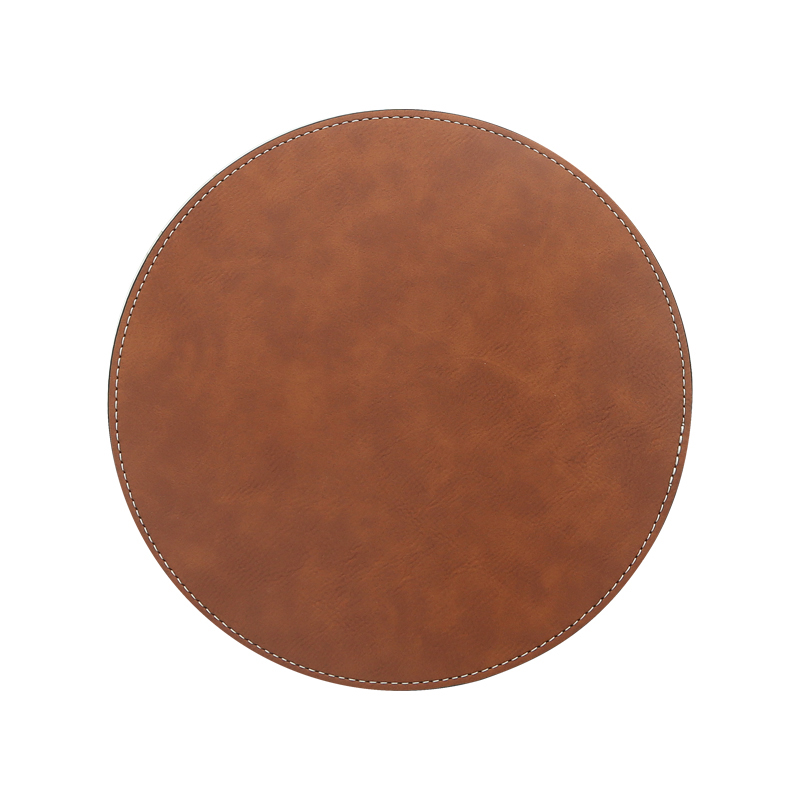 Mouse Pad rotund din piele din piele 20*20cm