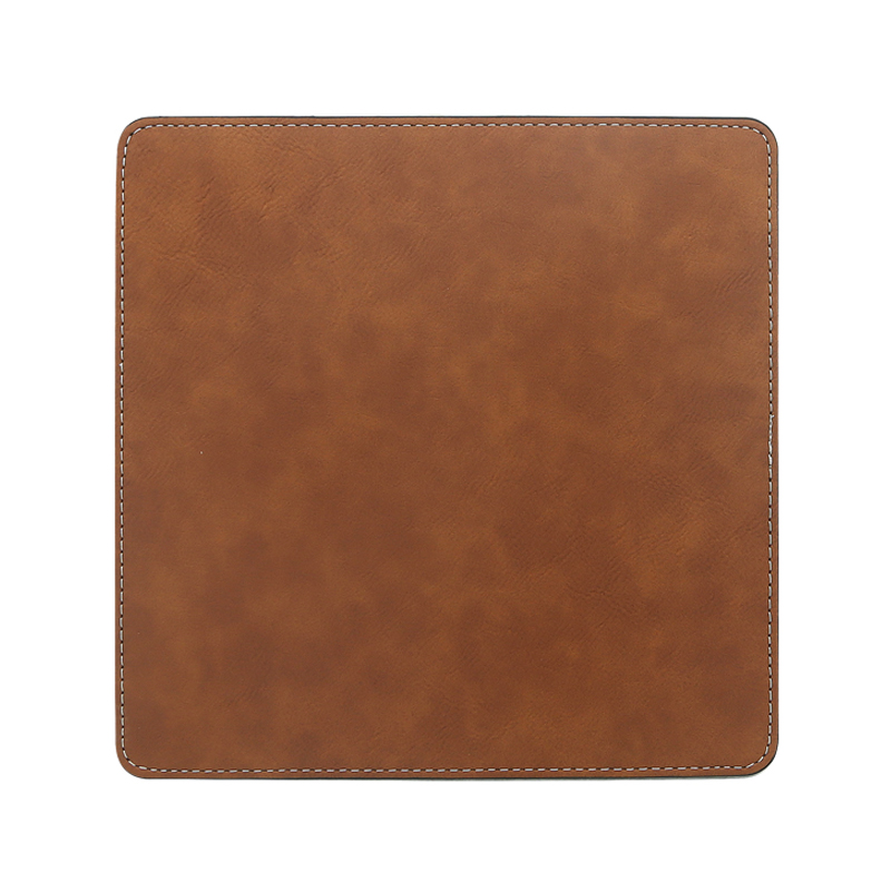 Mouse Pad pătrată din piele din piele cu laser 20*20cm