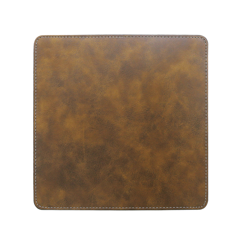 Mouse Pad pătrată din piele din piele cu laser 20*20cm