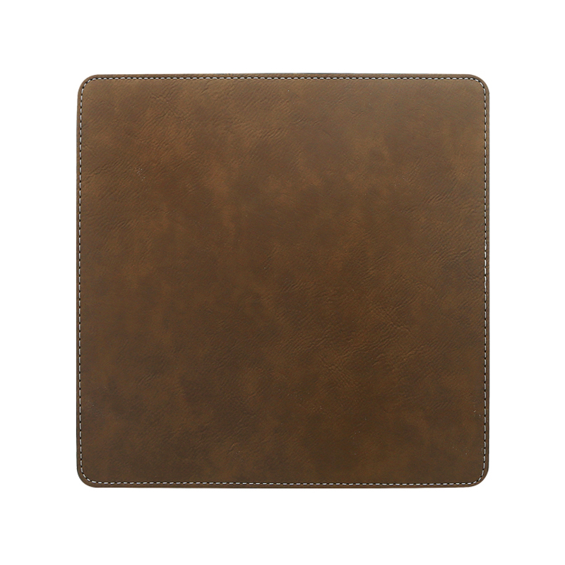 Mouse Pad pătrată din piele din piele cu laser 20*20cm