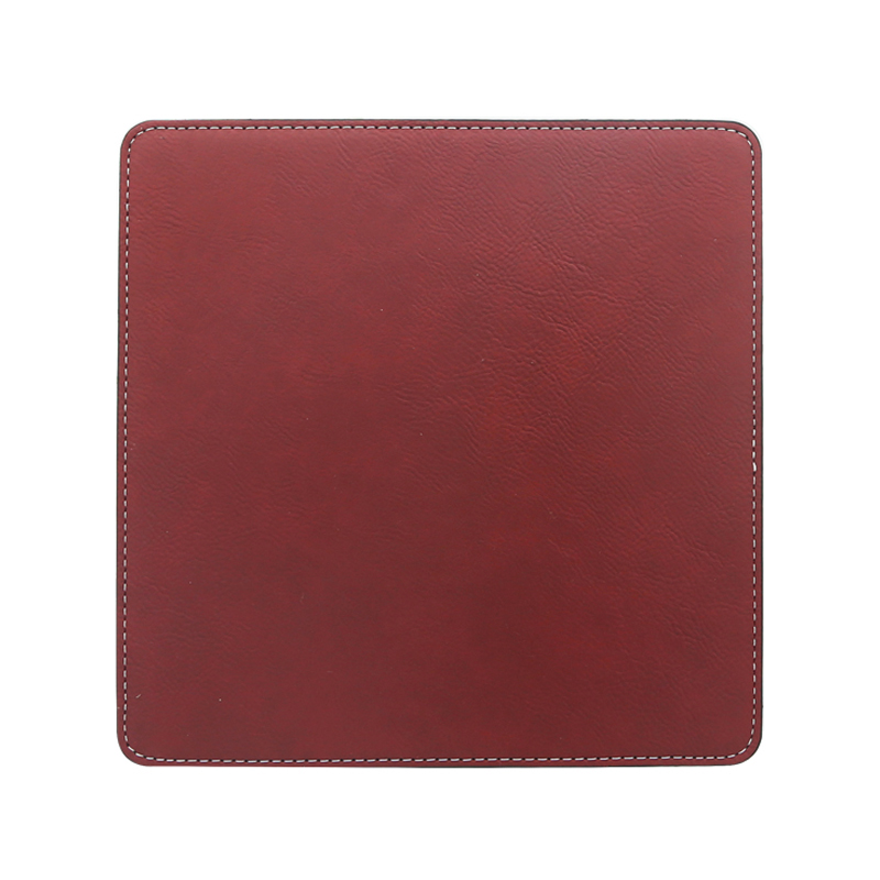 Mouse Pad pătrată din piele din piele cu laser 20*20cm