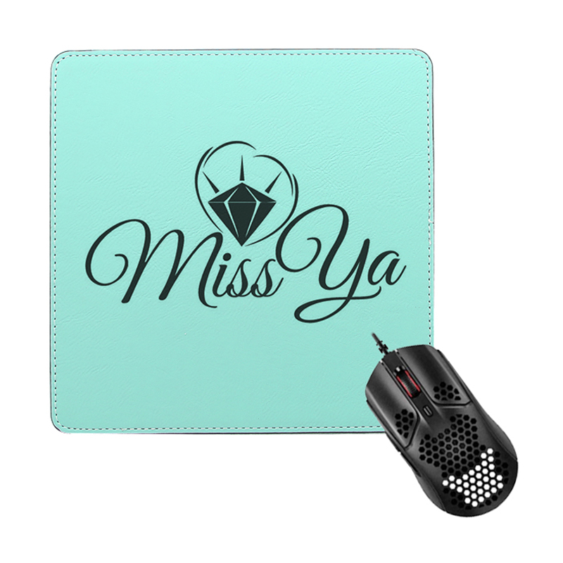 Mouse Pad pătrată din piele din piele cu laser 20*20cm