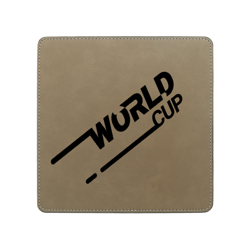 Mouse Pad pătrată din piele din piele cu laser 20*20cm