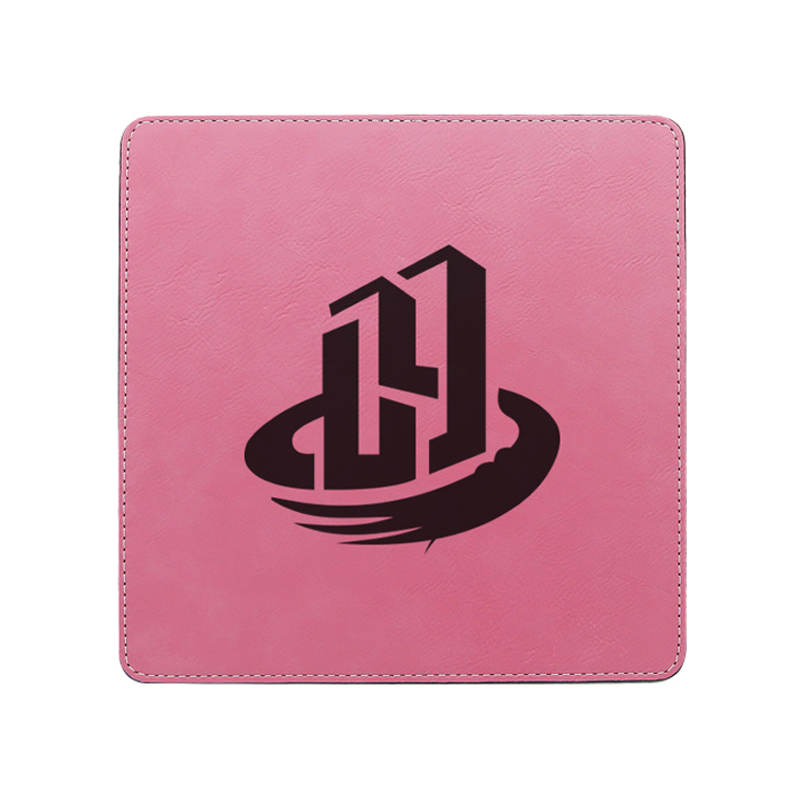 Mouse Pad pătrată din piele din piele cu laser 20*20cm