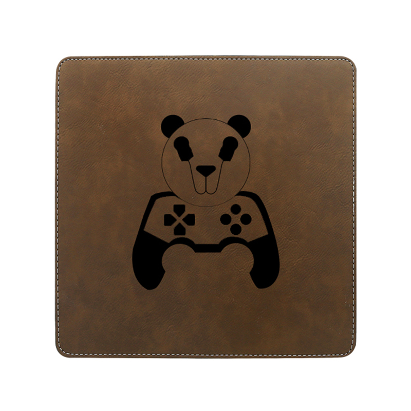 Mouse Pad pătrată din piele din piele cu laser 20*20cm