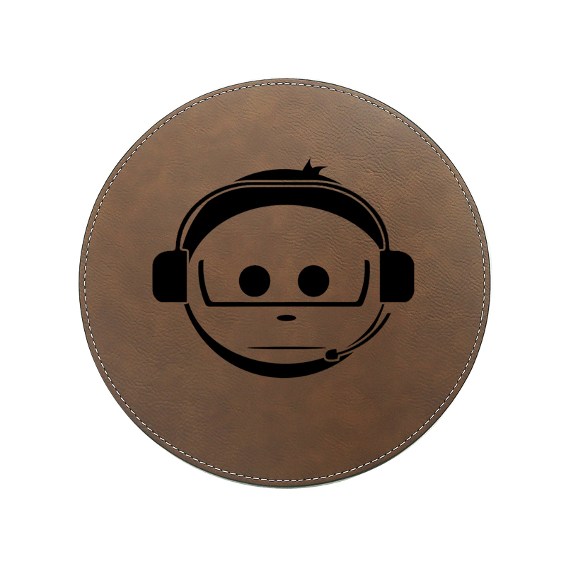 Mouse Pad rotund din piele din piele 20*20cm