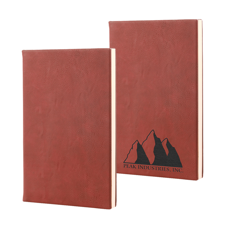 Jurnal din piele de 8 1/4' x 11 1/2'.