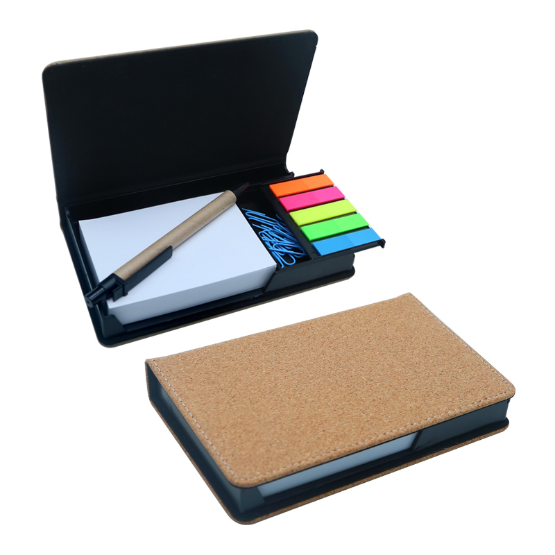 Suport pentru notepad dreptunghiular din piele din piele
