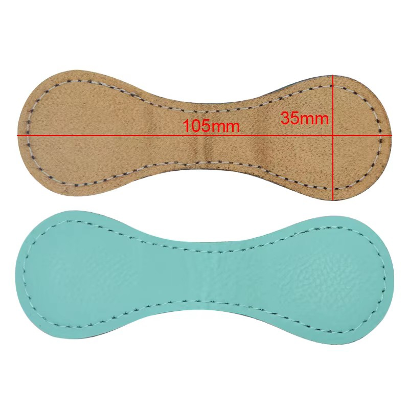 Semn de carte cu magnet din piele cu laser