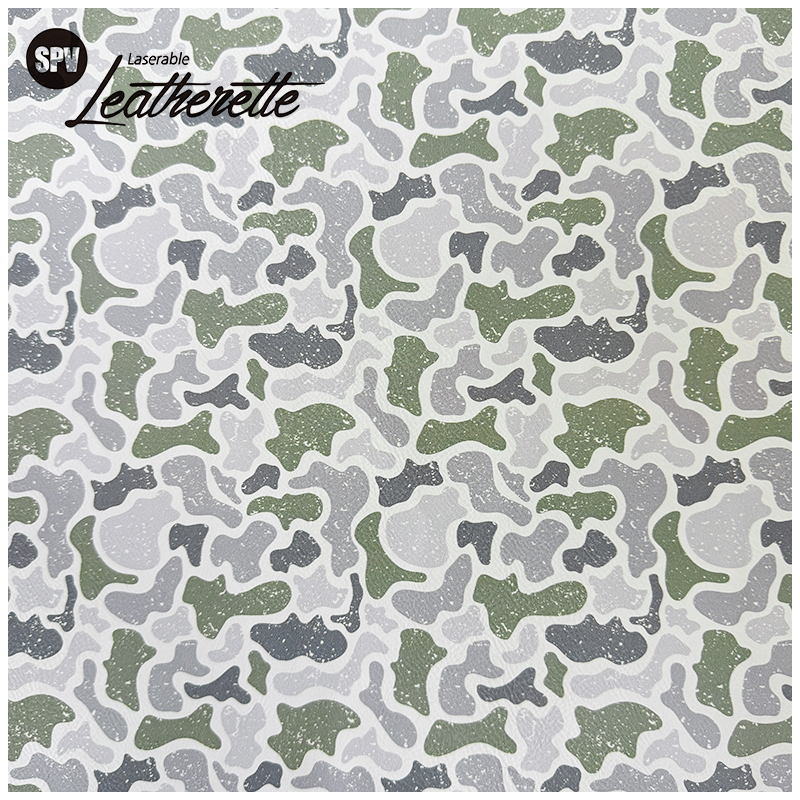 Foaie din piele camuflaj laser cu adeziv/fără adeziv
