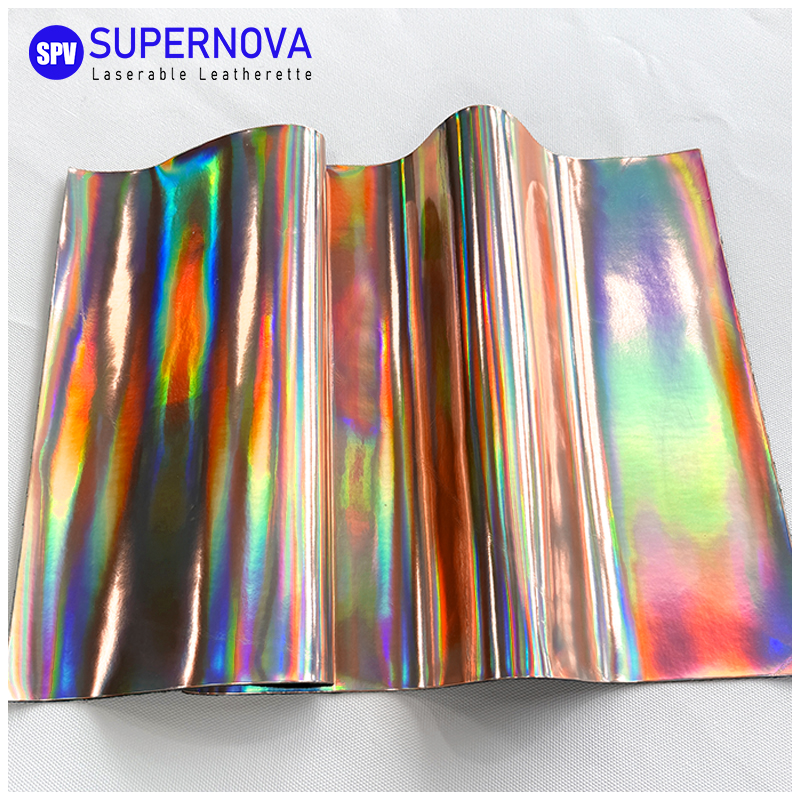 Foaie de piele holografică laser cu adeziv/fără adeziv