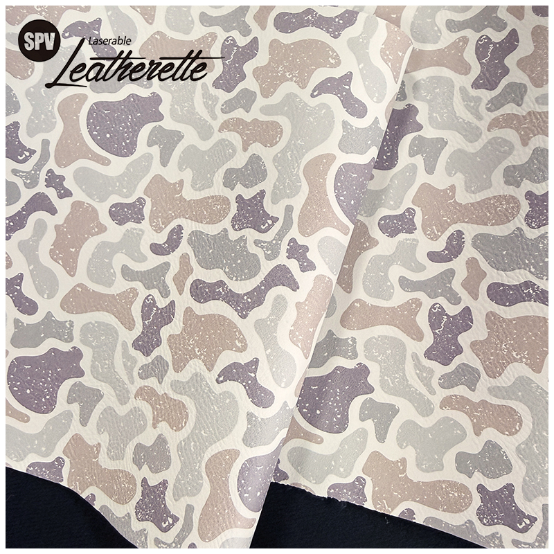 Foaie din piele camuflaj laser cu adeziv/fără adeziv