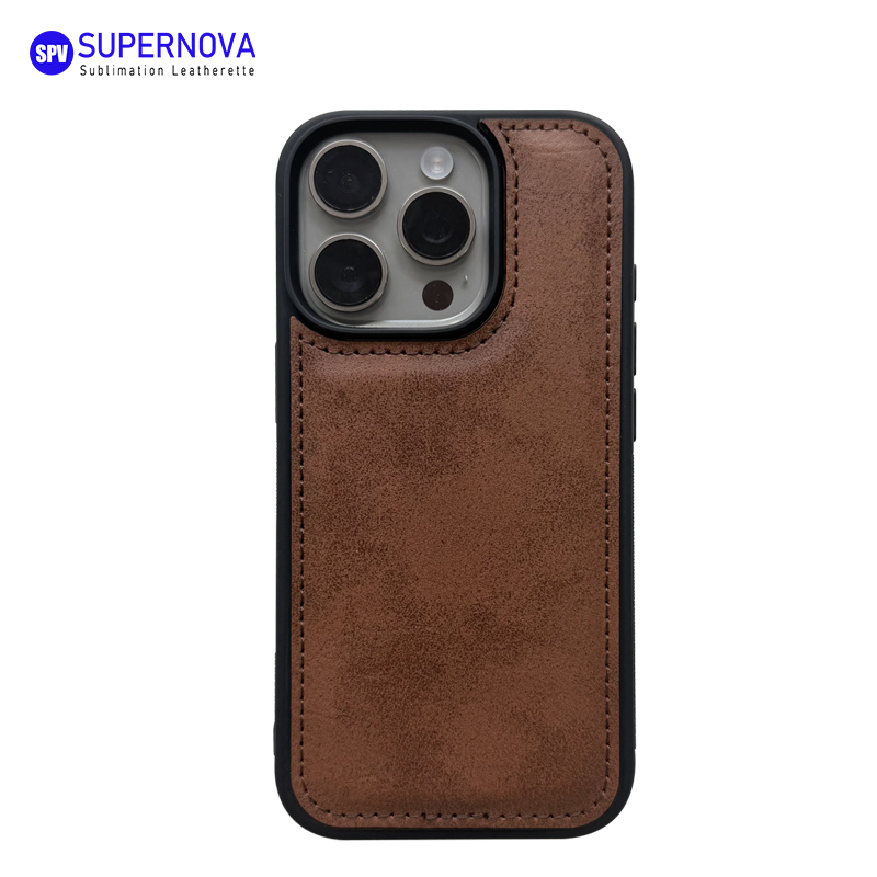 Husă pentru telefon din piele cu laser