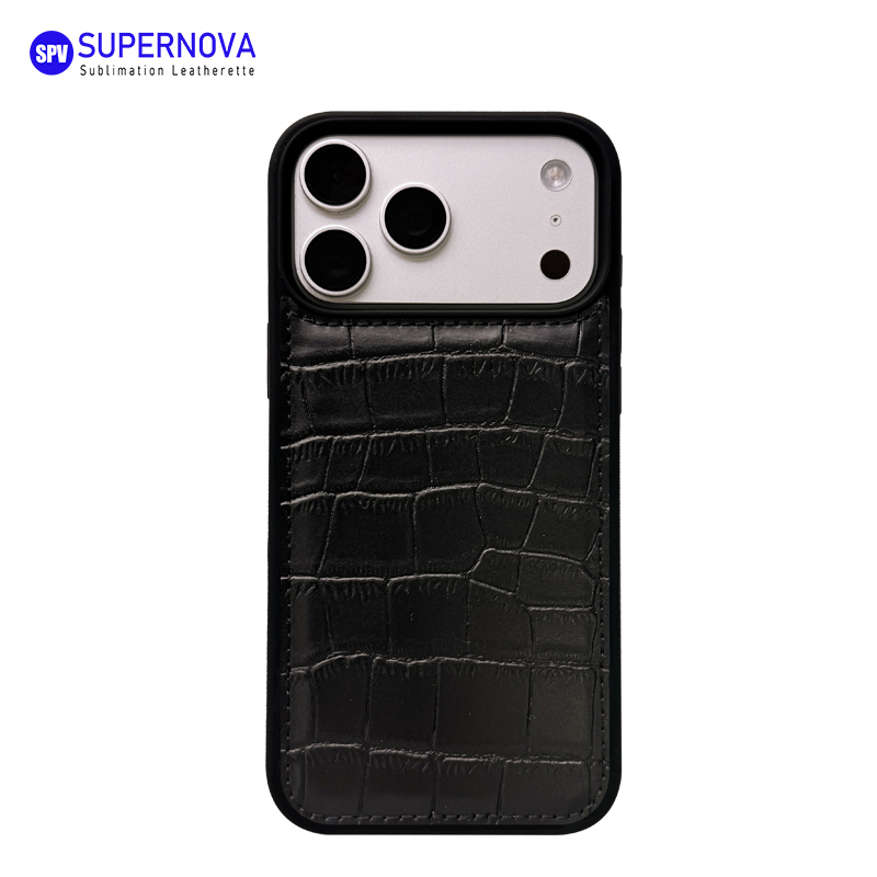 Husă pentru telefon din piele cu laser