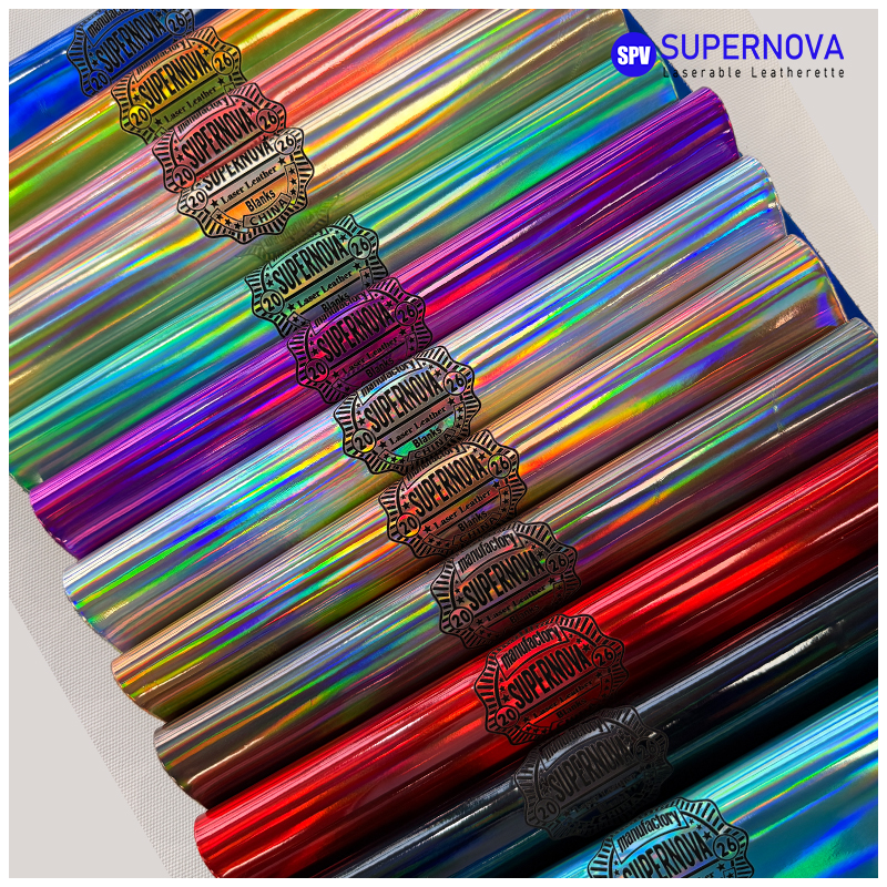 Foaie de piele holografică laser cu adeziv/fără adeziv