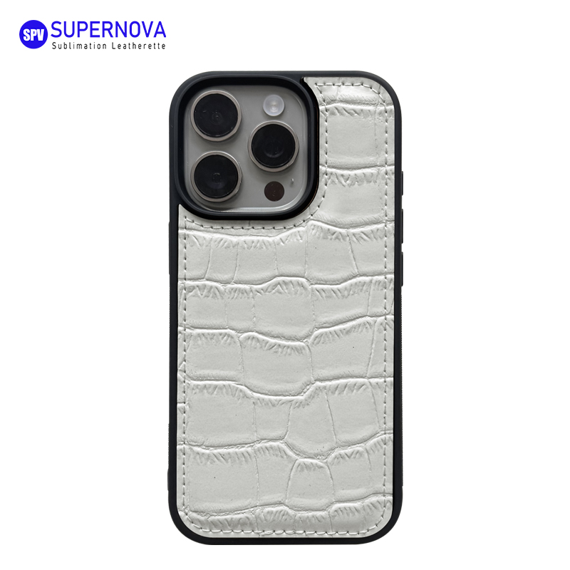 Husă pentru telefon din piele cu laser