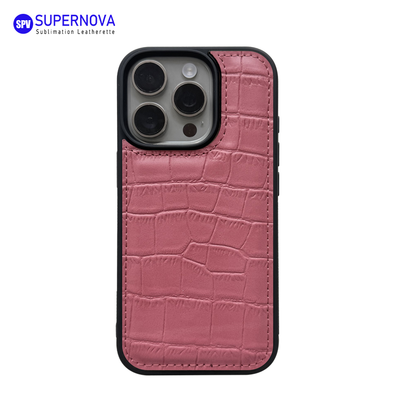 Husă pentru telefon din piele cu laser