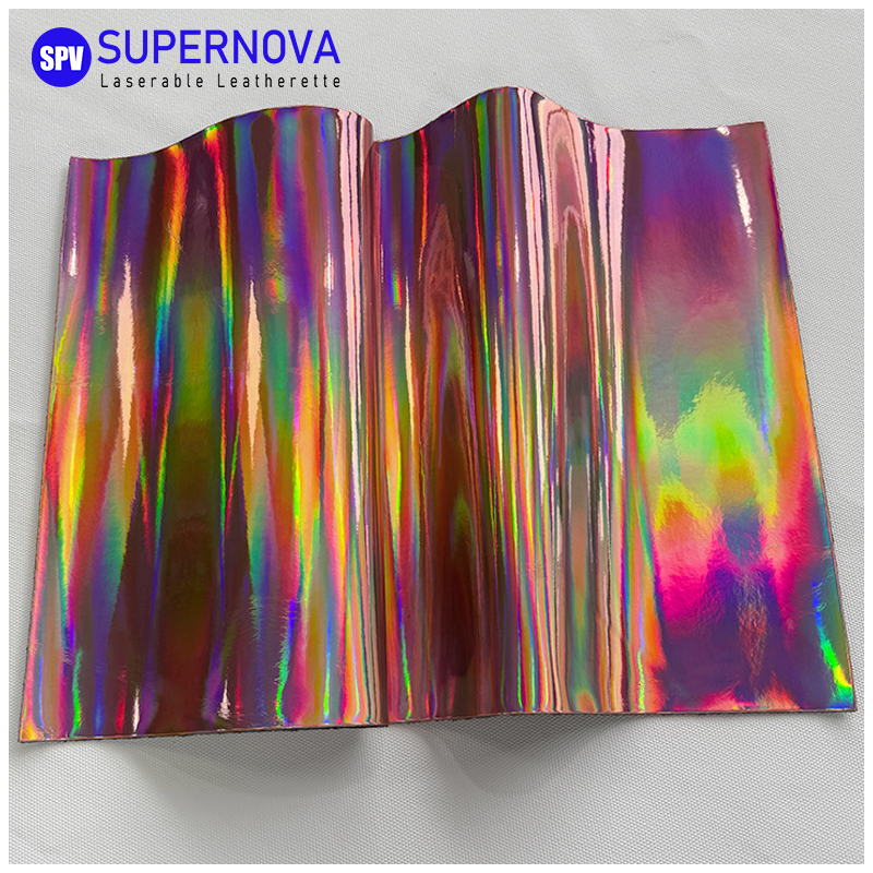 Foaie de piele holografică laser cu adeziv/fără adeziv