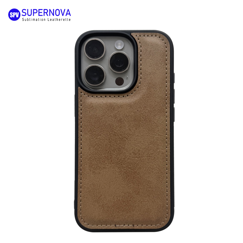 Husă pentru telefon din piele cu laser