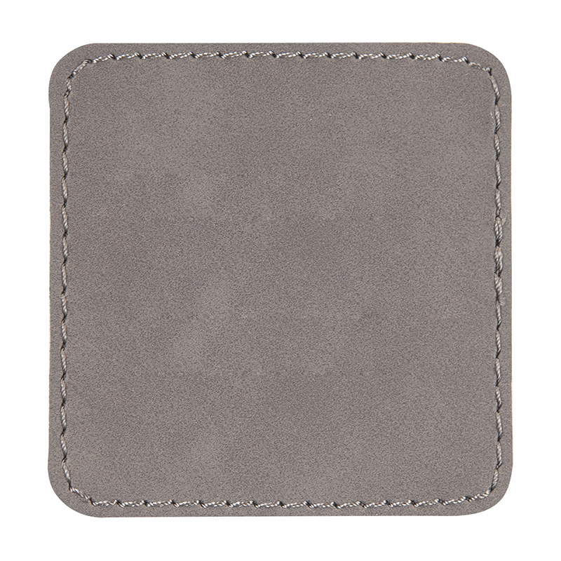 Petice pătrate din piele de 3 1/2' x 2 1/2'.