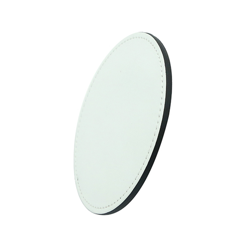 Sublimare cană din piele PU Coaster -Rotund Sublimare cană din piele PU Coaster -Rotund
