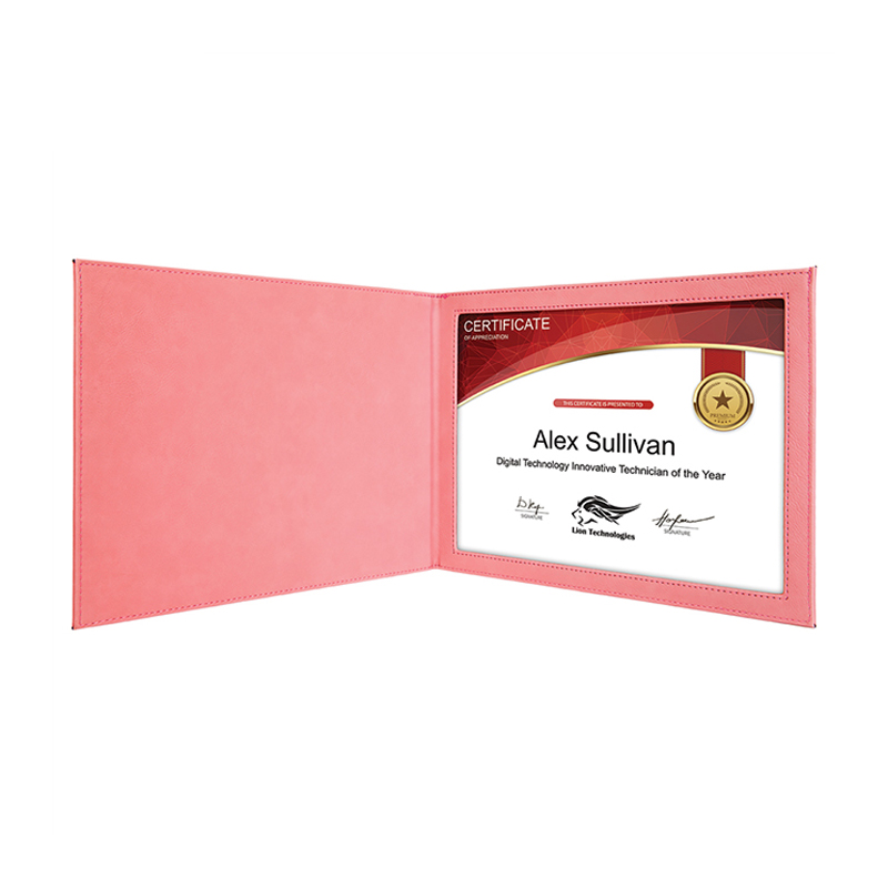 Suporturi pentru certificate din piele cu laser