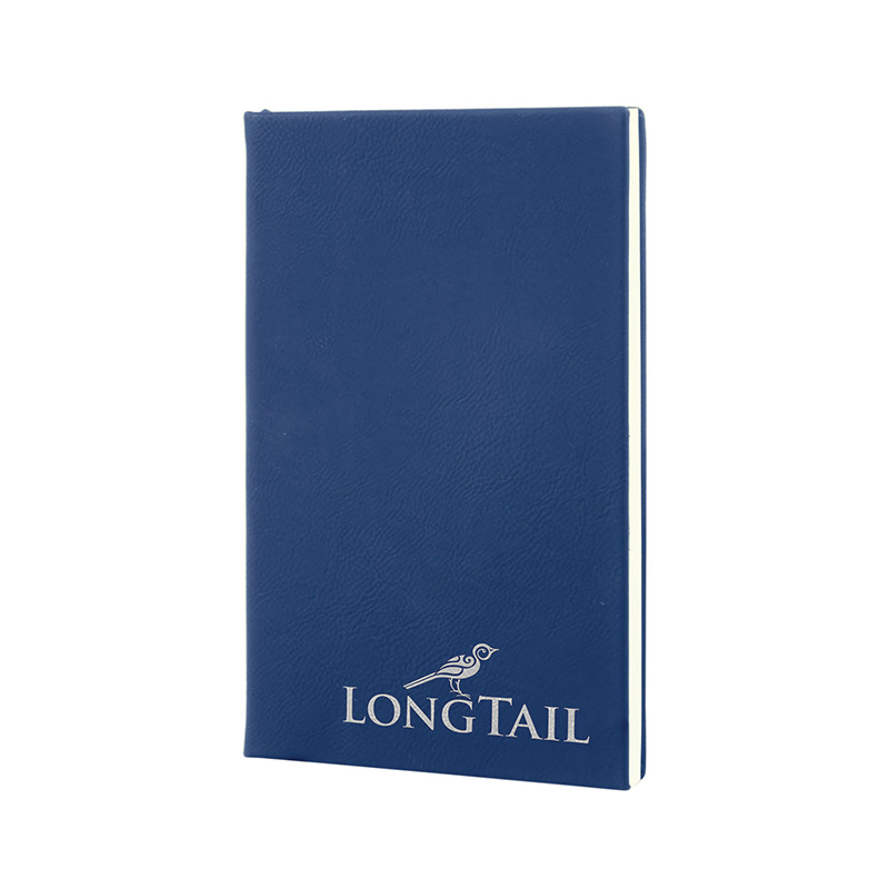 Jurnal din piele de 5 1/4' x 8 1/4'.