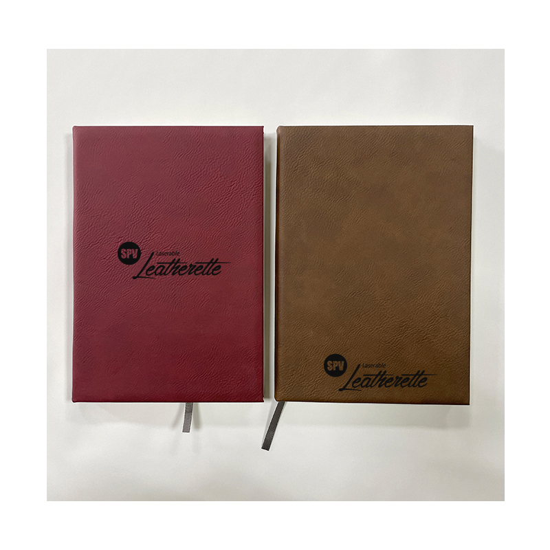 Jurnal din piele de 5 1/4' x 8 1/4'.