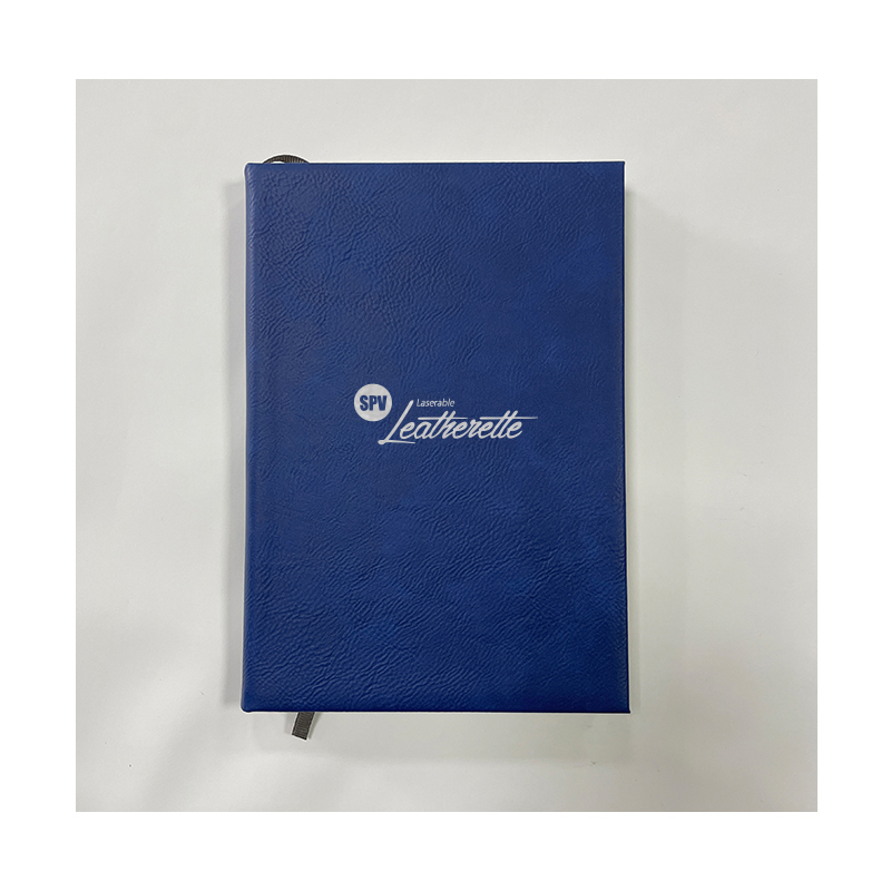 Jurnal din piele de 5 1/4' x 8 1/4'.