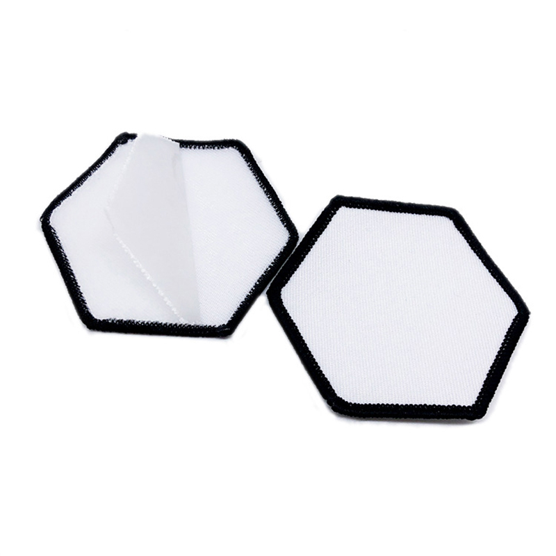 3 1/2' x 2 1/2' dreptunghi sublimare patch-uri din piele cu adeziv