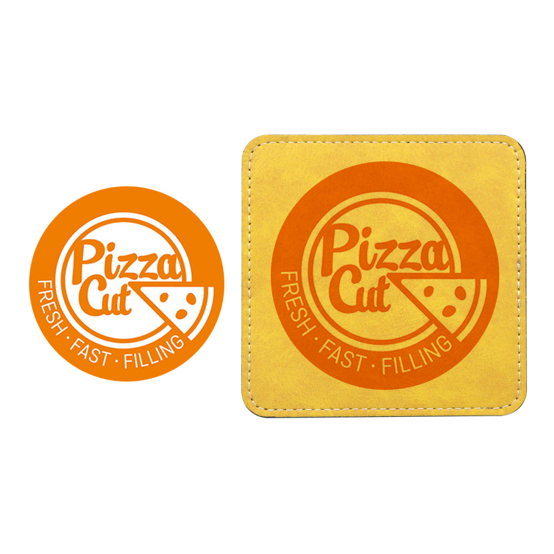 Sublimare cană din piele PU Coaster -Pătrat
