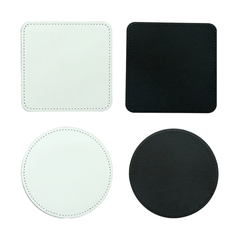 Sublimare cană din piele PU Coaster -Pătrat
