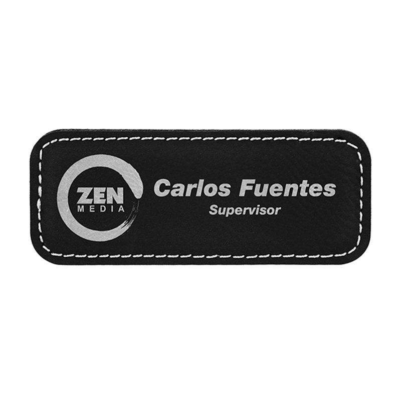 Ecuson din piele cu laser cu magnet