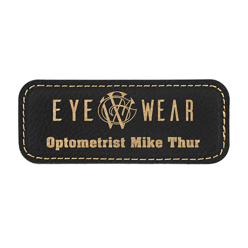 Ecuson din piele cu laser cu magnet