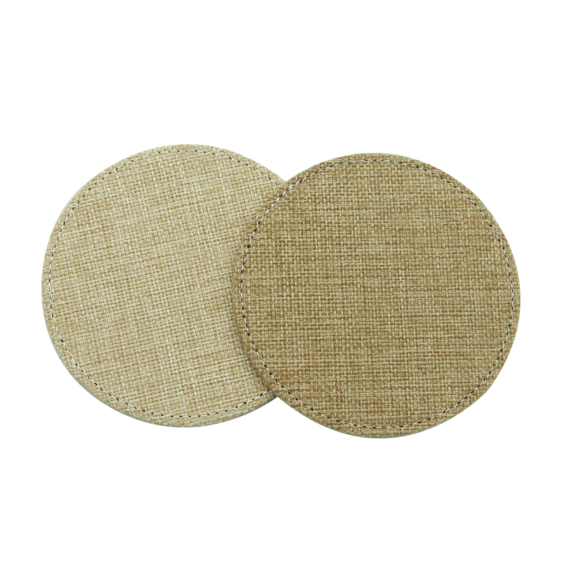 Sublimare Iuta Coaster-Round