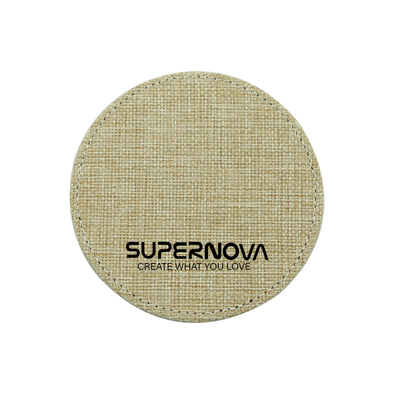 Sublimare Iuta Coaster-Round