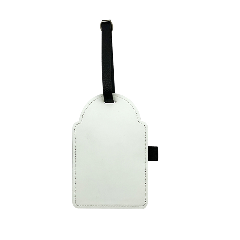 Etichetă pentru sac de golf din piele din piele sublimată cu 3 teuri din lemn