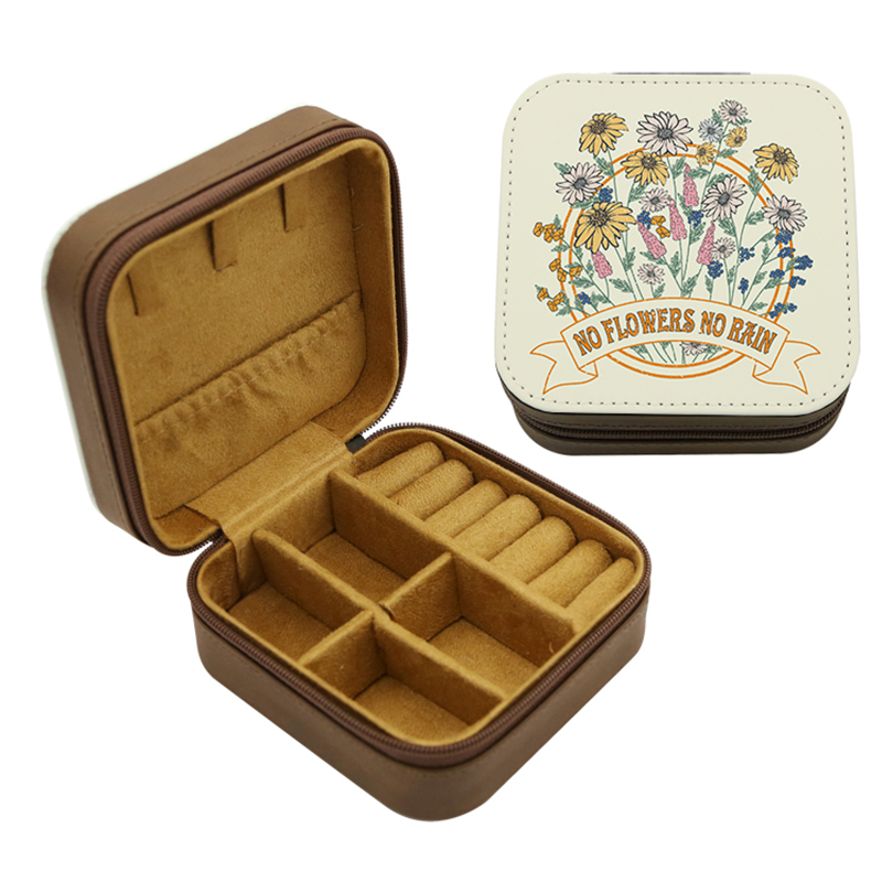Cutie de bijuterii din piele pentru sublimare Cutie de bijuterii din piele pentru sublimare