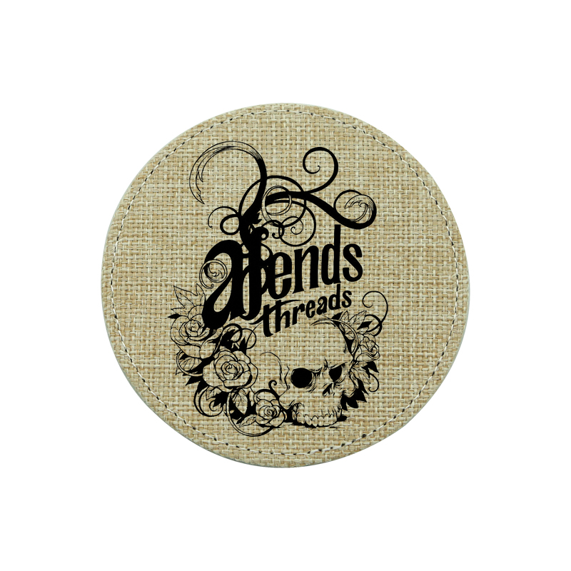 Sublimare Iuta Coaster-Round