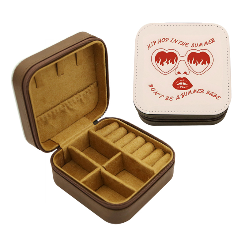 Cutie de bijuterii din piele pentru sublimare Cutie de bijuterii din piele pentru sublimare