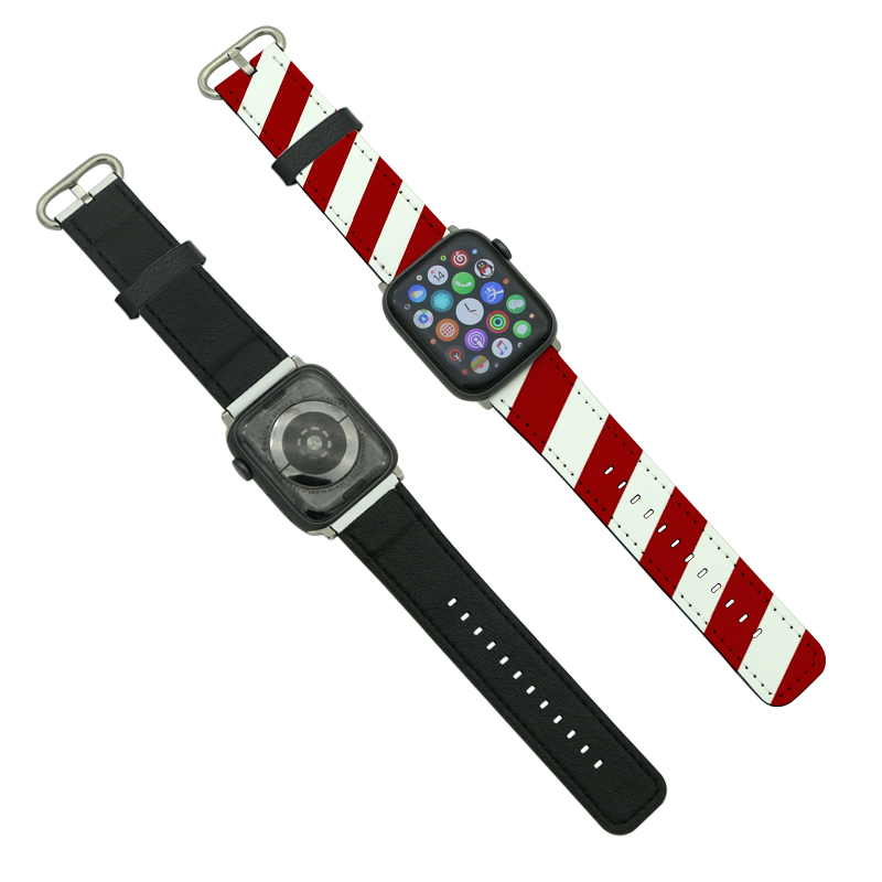 Curele Apple iWatch din piele PU de sublimare pentru seria 4/5-44mm