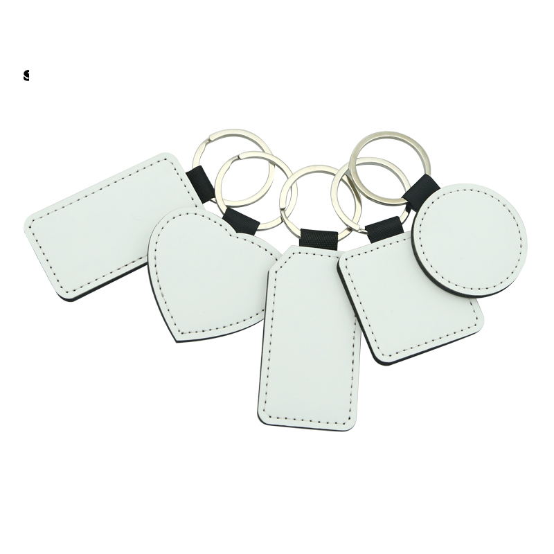 Breloc dreptunghi din piele PU sublimare - imprimare pe o singură față Breloc dreptunghi din piele PU sublimare - imprimare pe o singură față