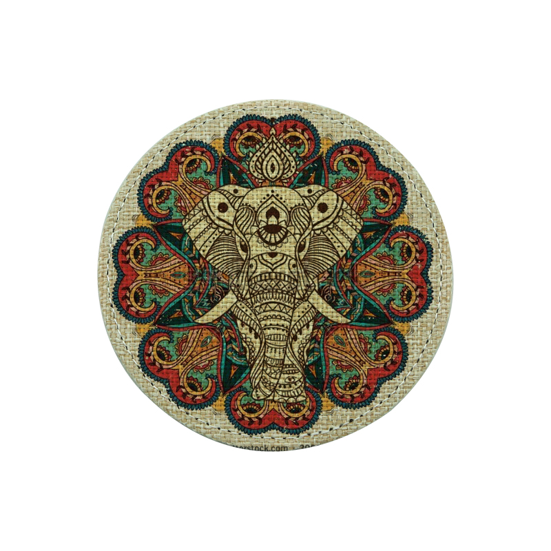Sublimare Iuta Coaster-Round
