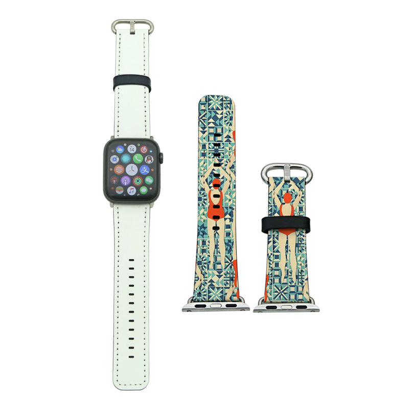 Curele Apple Watch din piele PU pentru sublimare pentru seria 1/2/3-38mm