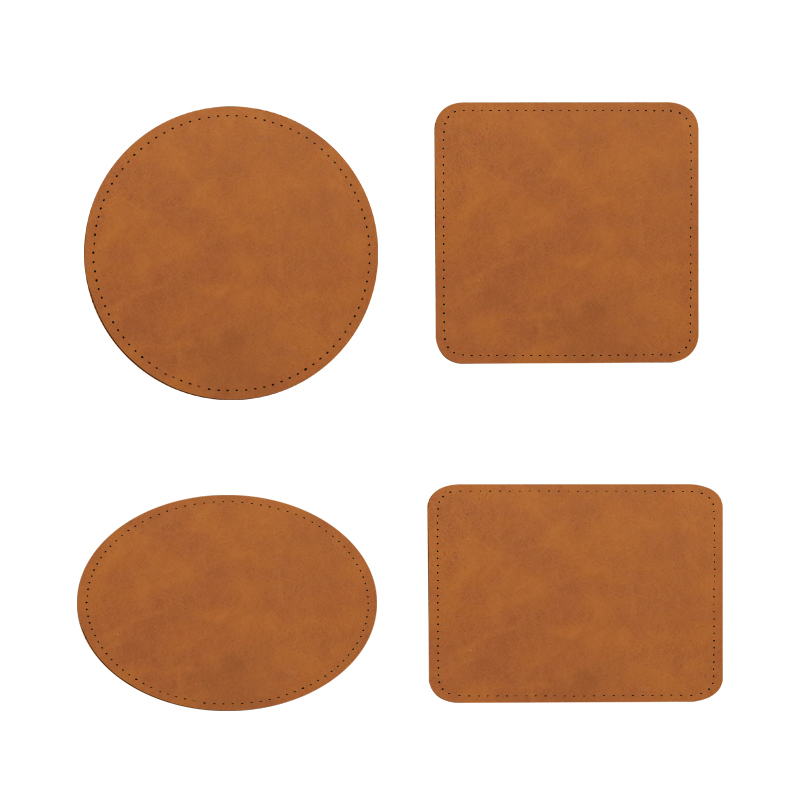 Patch-uri din piele de sublimare de 3' x 3' cu adeziv Patch-uri din piele de sublimare de 3' x 3' cu adeziv