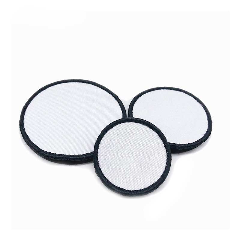 Patch-uri rotunde din piele de sublimare de 2 1/2' cu adeziv