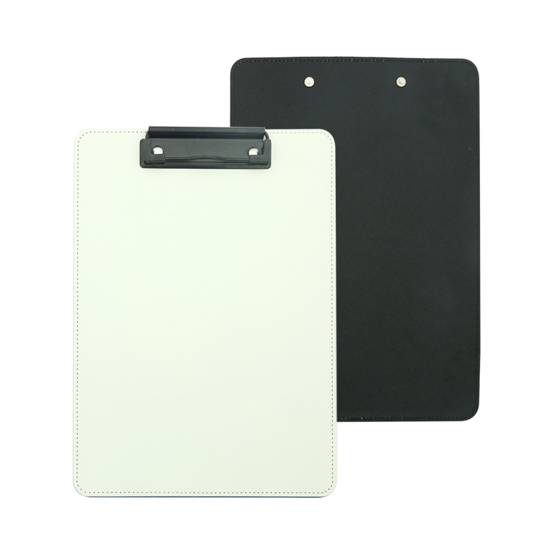 Clipboard sublimare din piele PU cu clip metalic - A4